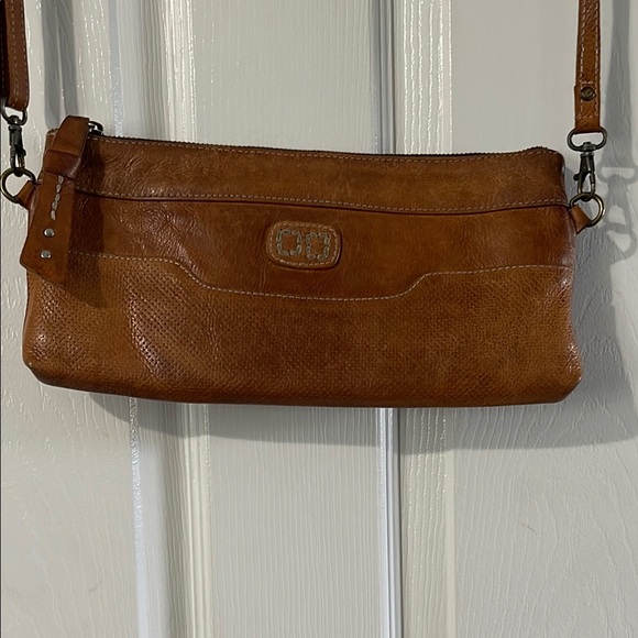 Bed Stu Brown Leather Crossbody Bag - Picture 1 of 8